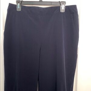 Chico’s Zenergy Navy Crops with Snap detail at hem